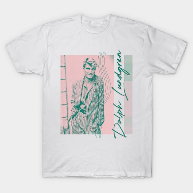 Dolph Lundgren / 80s Style Movie Fan Gift T-Shirt by unknown_pleasures